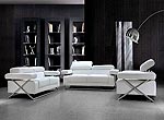 Linda Modern White Leather Sofa Set VG-110