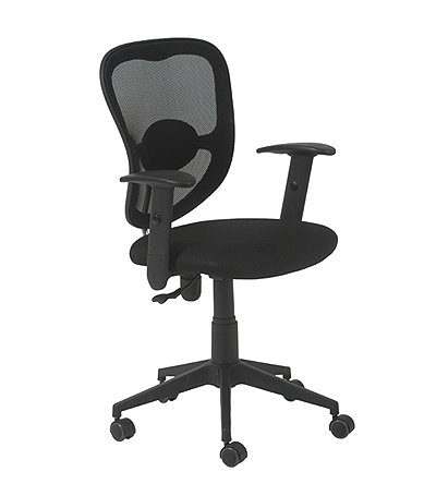 Quincy Black Swivel Office Chair