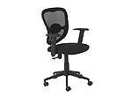 Quincy Black Swivel Office Chair