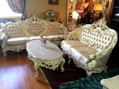 Sofa Provincial Victorian Model  6381