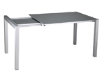 Devon Table in Silver/Aluminum