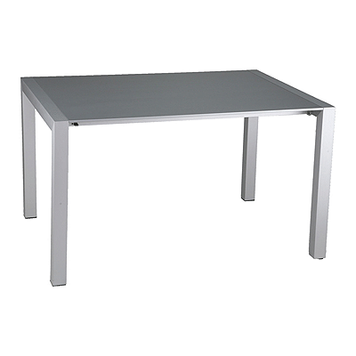 Devon Table in Silver/Aluminum