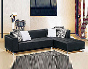 Modern Leather Sectional sofa MW3
