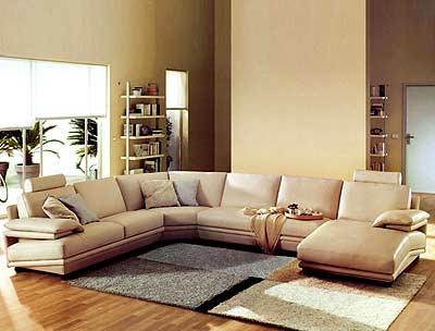 VG-612 Modern Leather sectional sofa