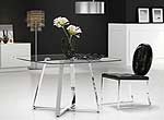 Z-195 Clear Glass Dining Table