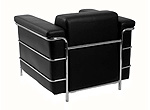 Modern Sofa Set Leonardo Black