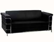 Modern Sofa Set Leonardo Black