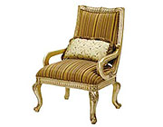 BT 055 Accent Chair in Antiqued Gold