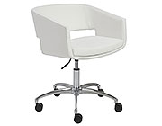 Amelia Office Chair in White