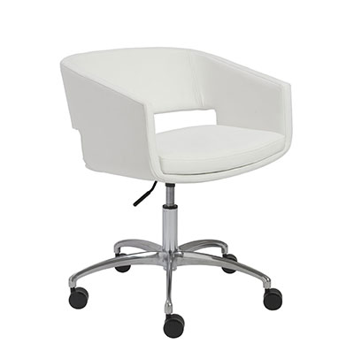 Amelia Office Chair in White