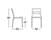 Modern Stackable Chair EStyle 692