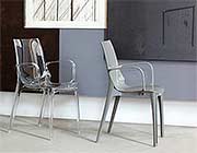 Modern Stackable Chair Clear EStyle 704