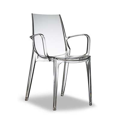 Modern Stackable Chair Clear EStyle 704