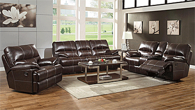 Motion Bonded Leather Sofa Set CO271