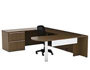 U-Shaped Office Desk With Lateral Pedestal CH-V-725