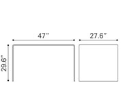 Sleek Glass Desk Z 082