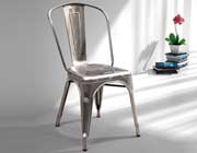 Modern chair Grey Metal Z140
