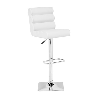 Contemporary Bar Stool Z361 in White
