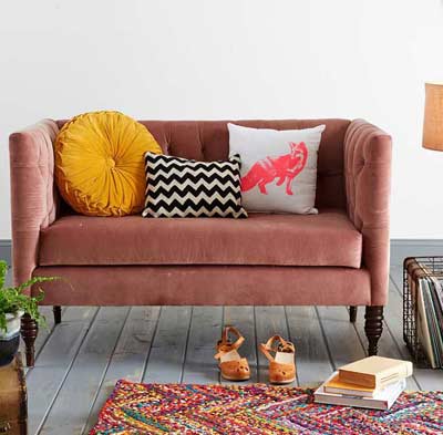 Vintage custom settee Avelle 238