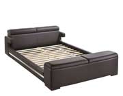 Modern Platform bed in Espresso Z216