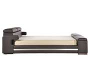 Modern Platform bed in Espresso Z216