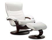 Fjords Trandal Top Grain Leather Small Recliner