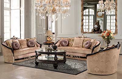 Traditional Luxury Sofa set HD631