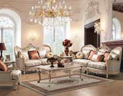 Classic Luxurious Fabric Sofa HD19
