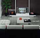 White glossy TV Stand