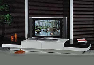 White glossy TV Stand