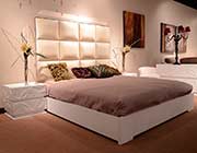Ivory Modern Leatherette Bed VG004