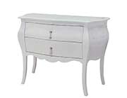 Ivory Modern Leatherette Bed VG004