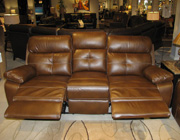 Reclining Leather Sofa and Loveseat Set CO91