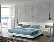 Contemporary white lacquer Bed SJ Aletta