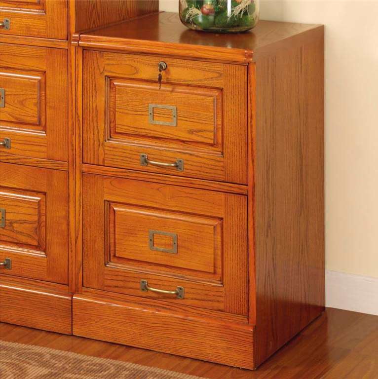 Two Drawer Oak File Cabinet Co 317 Office Filing Cabinets