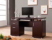 Cappuccino Modern Desk with CO 107