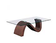 Modern Walnut Coffee Table Z060