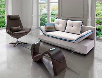 Modern Walnut Coffee Table Z060