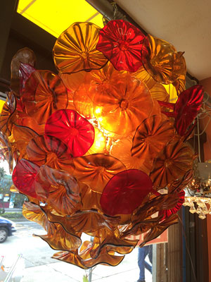 Autumn Expression Glass Chandelier