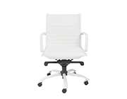 Low back White Office Chair Estyle718