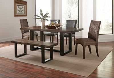 Transitional Two Tone Dining table CO641