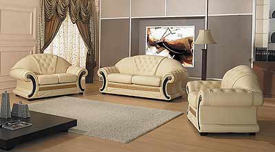 Barocco Leather Sofa