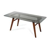 Smoked Glass Dining Table VG858
