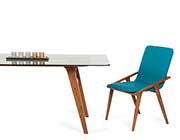 Smoked Glass Dining Table VG858