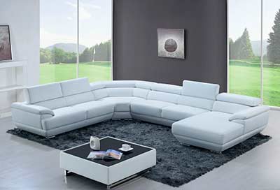 Leather Sectional Sofa EF430