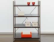 White Metal Frame Bookcase by Unique Furniture 213