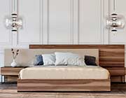 Matte Walnut Bedroom Set VG 123