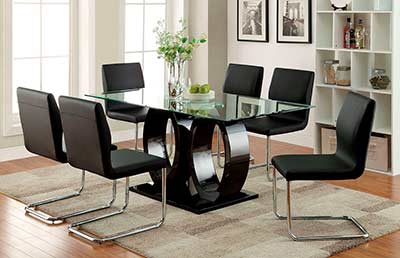 Black Wood Dining Table FA 825T