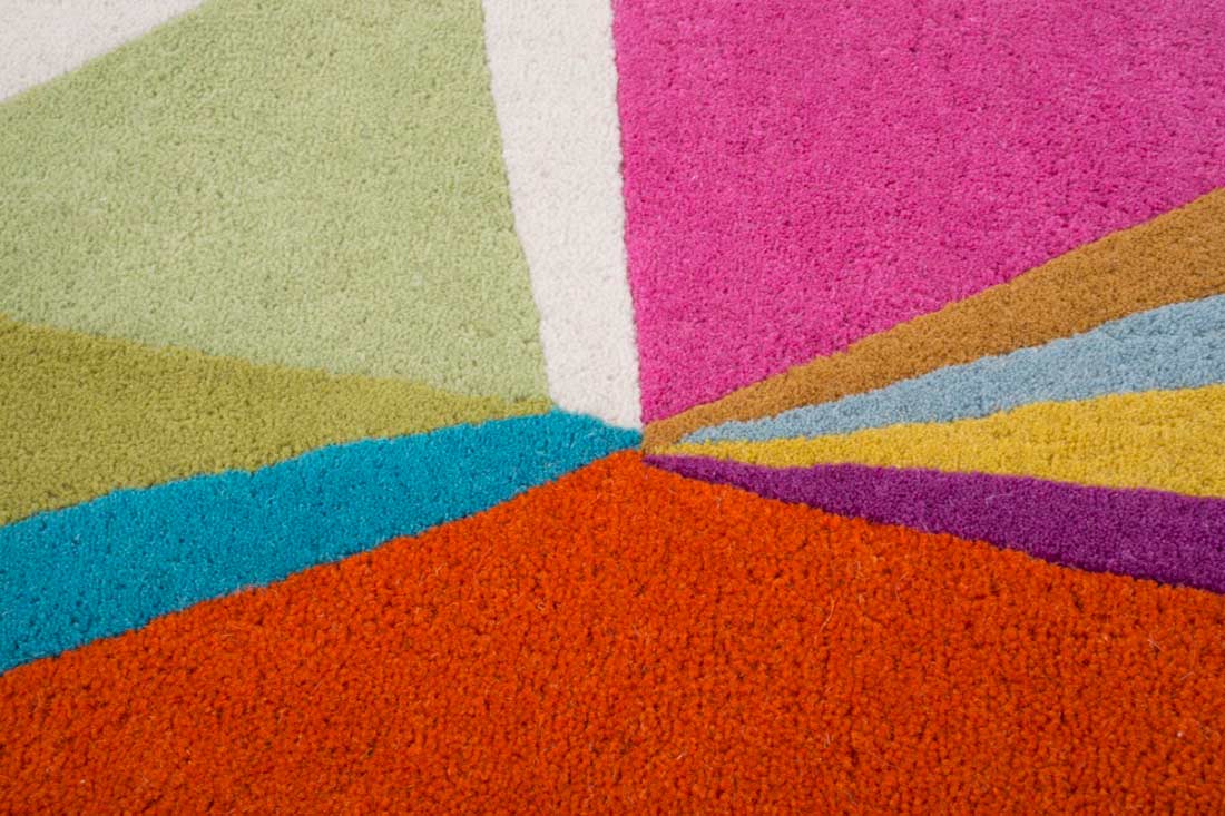 Multicolor Handtufted Wool Rug FR 159 Design Rugs