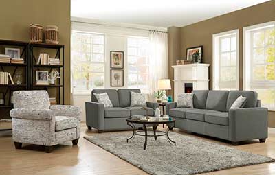 Gray Fabric Sofa set CO 261